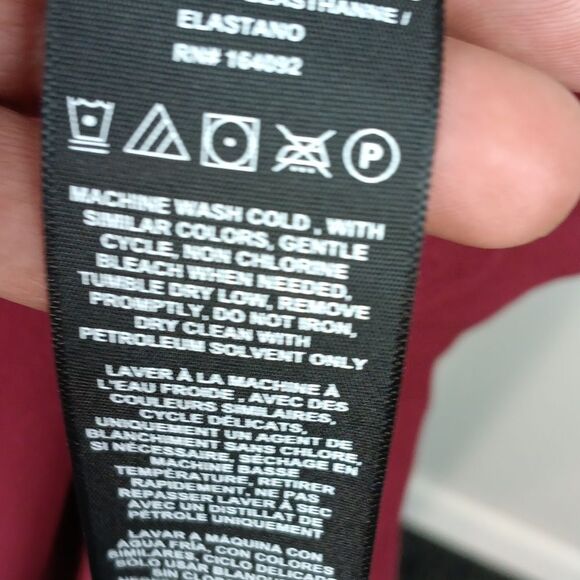 Natori Men Burgundy Hooded Robe sz M - Picture 15 of 15